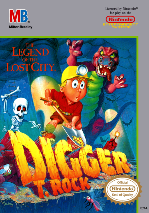 Digger - The Legend of the Lost City (USA) box art